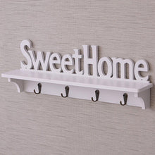 Load image into Gallery viewer, DIY Wall Hangers Wood-plastic Assembly Wall Hook Door Mounted Rack Coat Hat Clothes Key Hanger Home Storage Holder