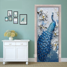 Load image into Gallery viewer, Custom Size Wood Door Stickers For Living Room Bedroom Landscape PVC Self Adhesive Wallpaper Waterproof Renovation Mural Decals