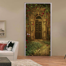 Load image into Gallery viewer, Custom Size Wood Door Stickers For Living Room Bedroom Landscape PVC Self Adhesive Wallpaper Waterproof Renovation Mural Decals