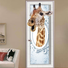 Load image into Gallery viewer, Custom Size Wood Door Stickers For Living Room Bedroom Landscape PVC Self Adhesive Wallpaper Waterproof Renovation Mural Decals