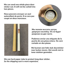 Load image into Gallery viewer, Custom Size Wood Door Stickers For Living Room Bedroom Landscape PVC Self Adhesive Wallpaper Waterproof Renovation Mural Decals